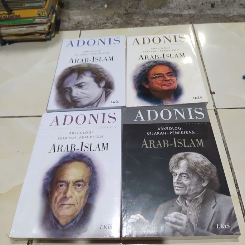 Jual Adonis Jilid 1-4 ( Arkeologi Sejarah Pemikiran Arab - Islam ...