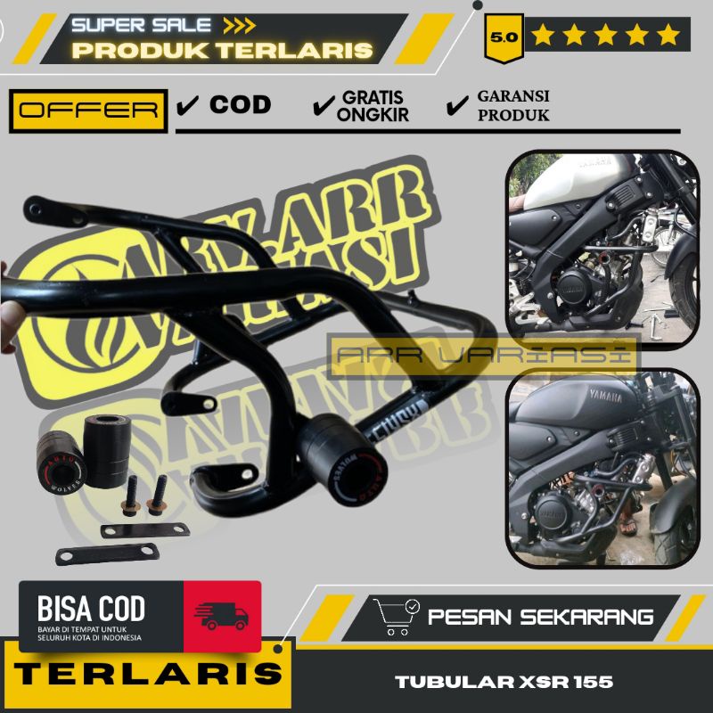 Jual CRASHBAR XSR 155 FRAME SLIDER XSR 155 TUBULAR YAMAHA XSR 155