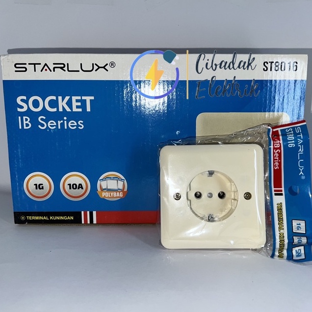 Jual STOP KONTAK IB / COLOKAN LISTRIK INBOW / MERK STARLUX | Shopee ...