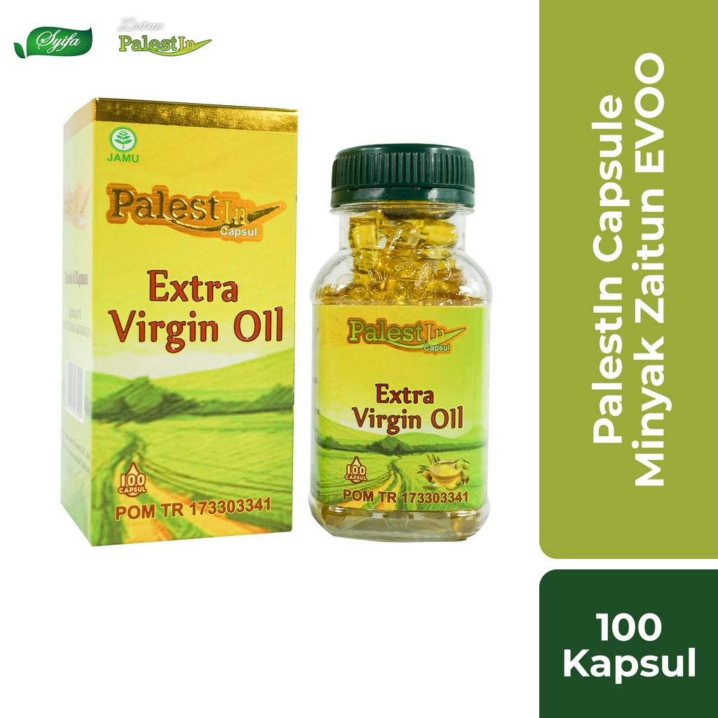 Jual Minyak Zaitun Palestine 100 Kapsul Zaitun Extra Virgin Palestine Minyak Zeitun Olive