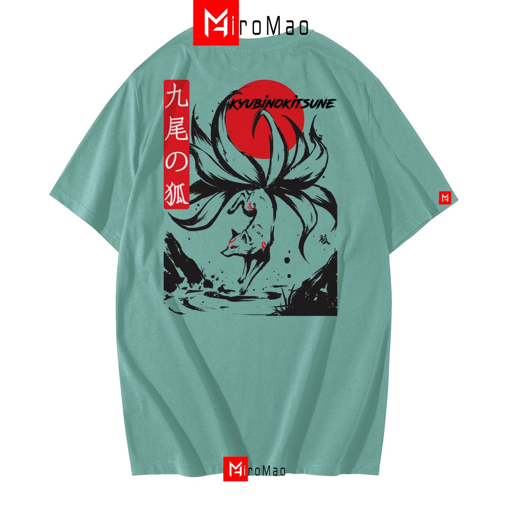 Jual Hiromao Kaos Distro Anime Kyubi No Kitsune Cotton Combed 30s Premium Tulisan Japan Tshirt