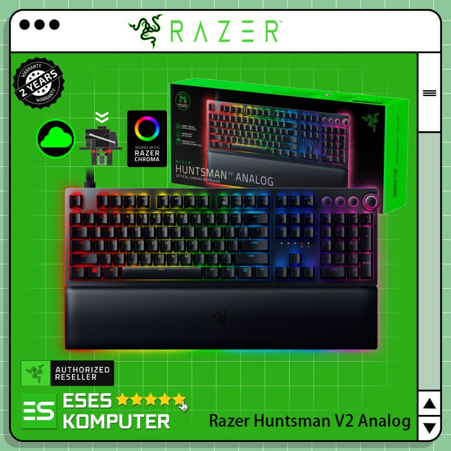 Jual Keyboard RAZER Huntsman V2 Analog RGB | Keyboard Gaming Mechanical ...