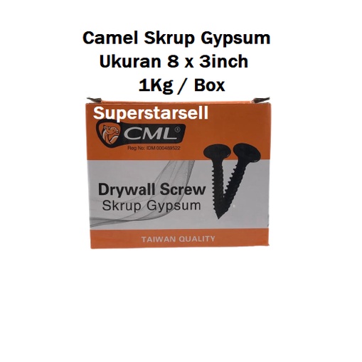 Jual Baut Sekrup Gypsum Camel Skrup Gypsum X Inch Baut Skrup X Inch Sekrup Gipsum Kg