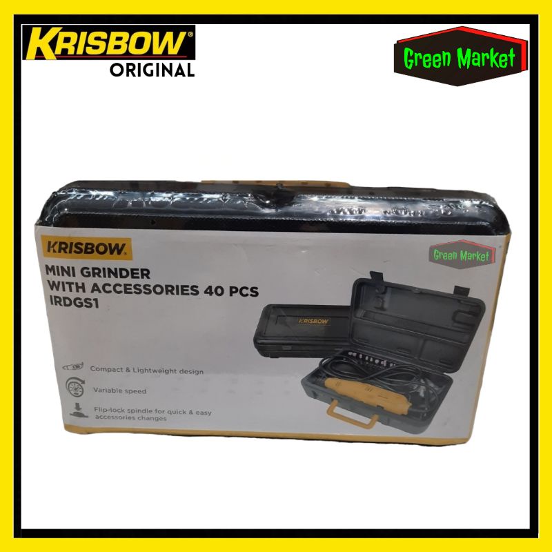 Jual Krisbow Mini Grinder set w/Asesoris 40pcs Bor Tuner Krisbow