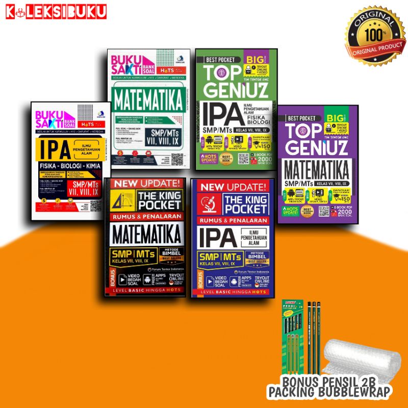 Jual Buku Pocket Smp New Update The King Top Geniuz Buku Sakti