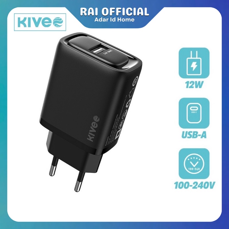 Jual KIVEE Adaptor European Standard KV-AE73 12W | Shopee Indonesia