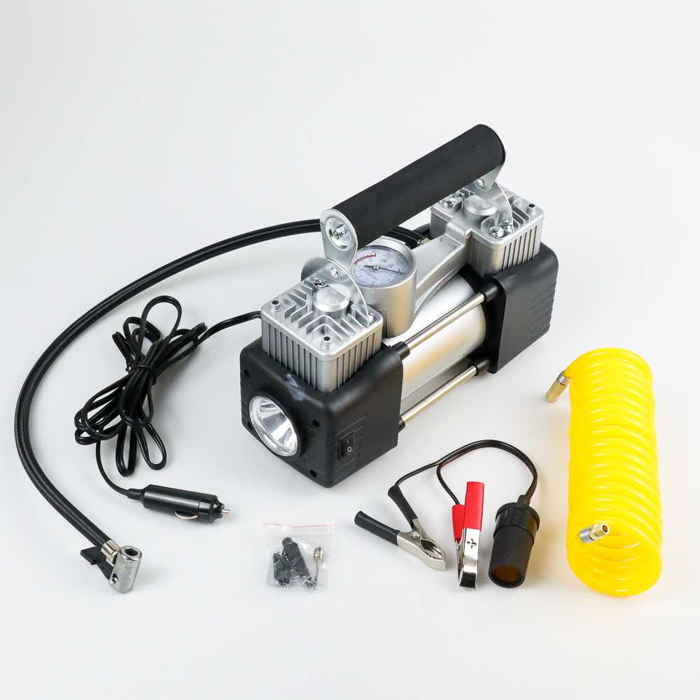 Jual ORIGINA OTOHEROES Pompa Ban Compressor Double Cylinder 12V 150 PSI ...