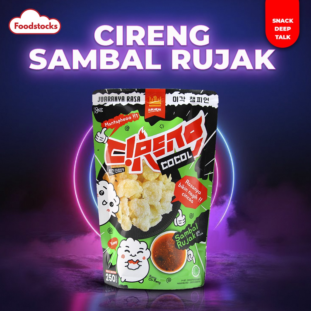 Jual Kakarak - Cireng Cocol Sambal Rujak Pedas 250 gr | Shopee Indonesia