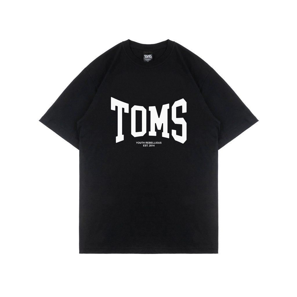 Jual Toms Project - Tshirt Combed 24's Bigger Black | Shopee Indonesia