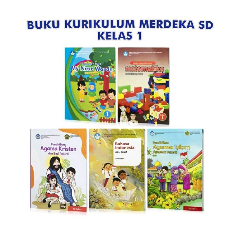 Jual Buku Paket Kurikulum Merdeka SD Kelas 1 Diknas Kemendikbud ...