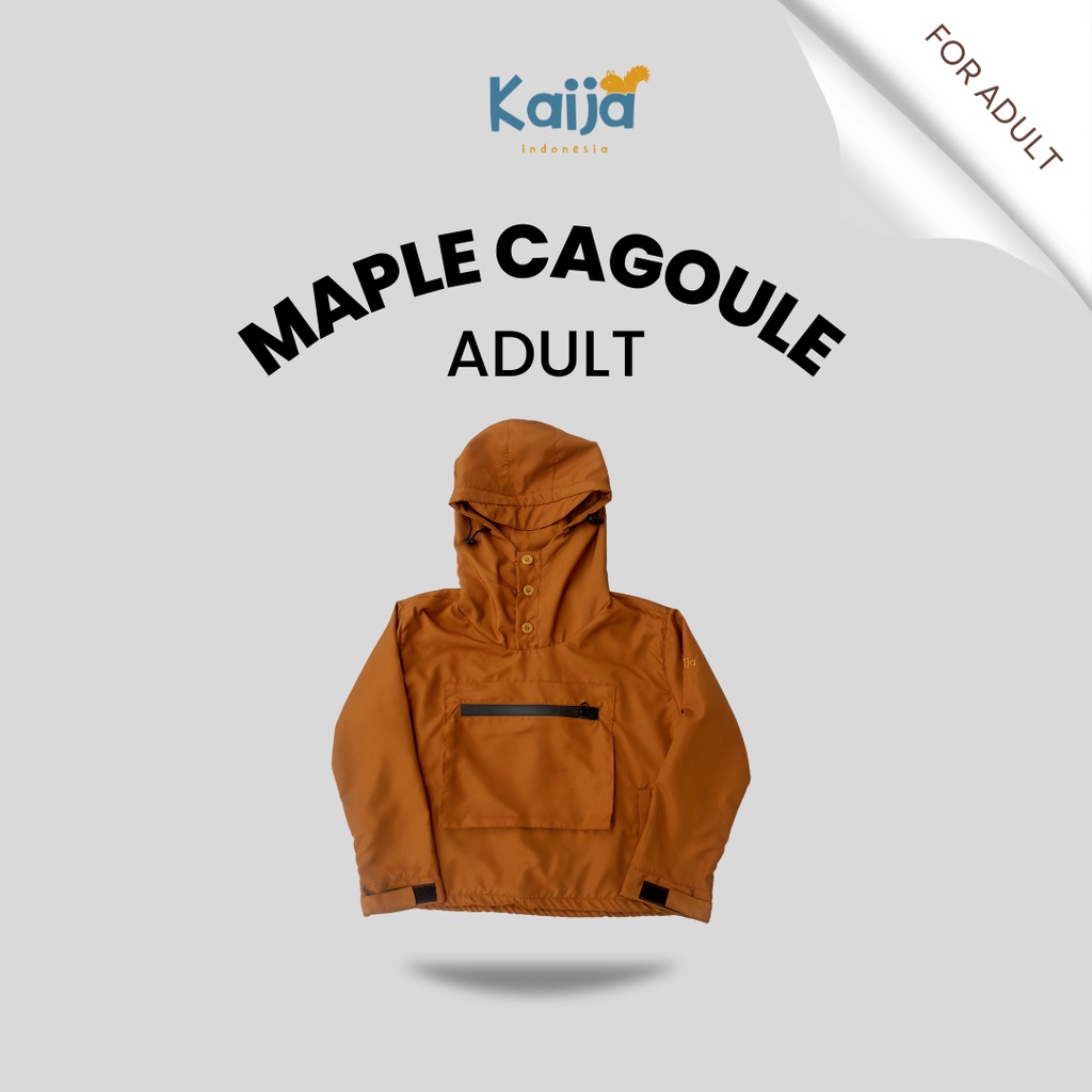 Jual MAPLE CAGOULE JACKET / Jaket Cagoule Anorak Dewasa Pria/Wanita by ...