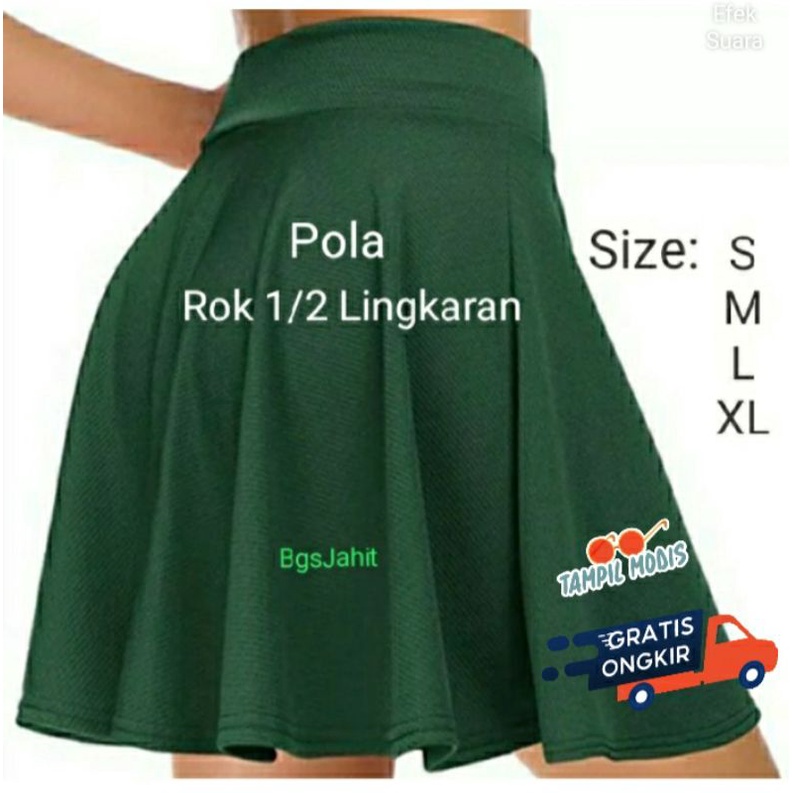 Jual Pola Rok 1/2 Lingkaran | Shopee Indonesia