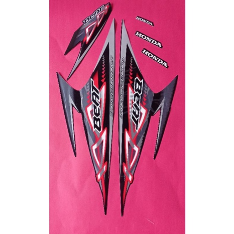 Jual Setiker striping motor honda beat karbu 2012 warna hitam | Shopee
