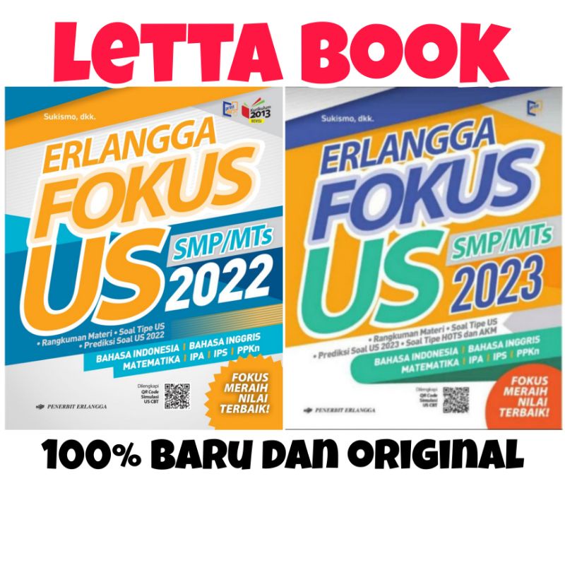 Jual BUKU ERLANGGA FOKUS US SMP/MTs 2022 Dan 2023 | Shopee Indonesia