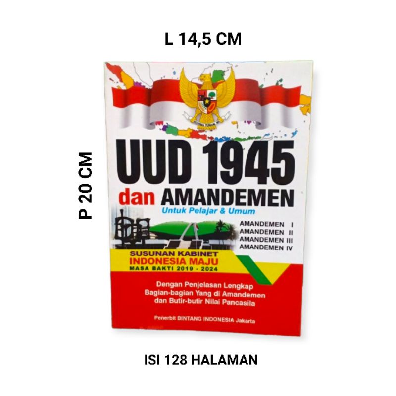 Jual Buku UUD 1945 Dan Amandemen Lengkap Terbaru Uk. Besar A5 | Shopee ...