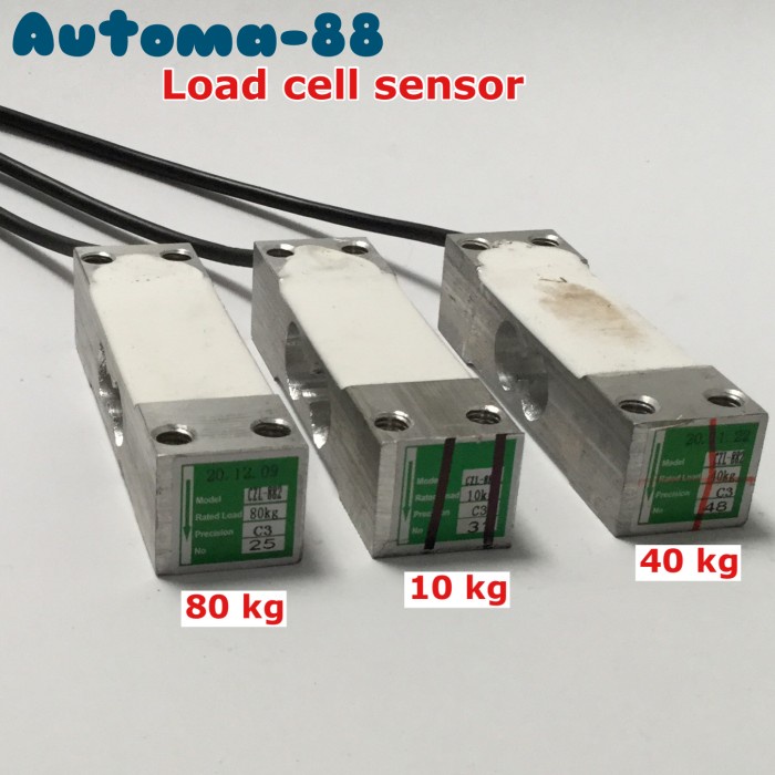 Jual Loadcell 10Kg 40Kg 80Kg Load Cell Strain Gauge Pressure Sensor