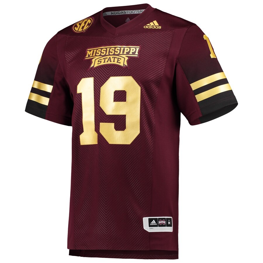 Jual Jersey Adidas Football/NFL Mississippi State Bulldogs ORIGINAL