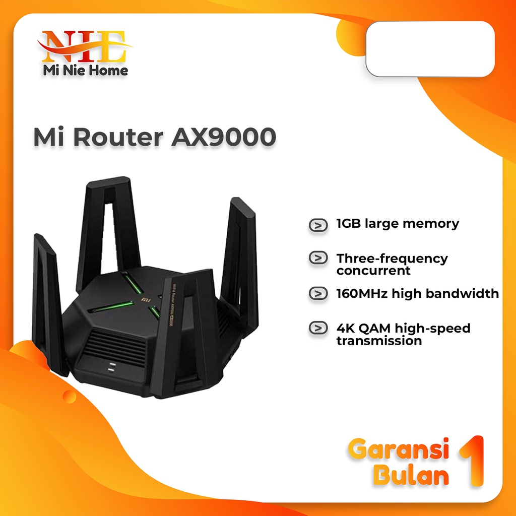 Jual Mijia Router AX9000 Tri-band WIFI 6 Mesh Gaming Router | Shopee ...