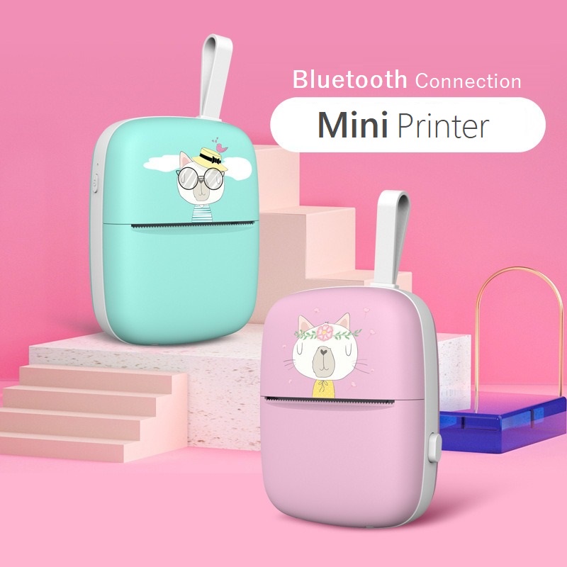 Jual Mini Portable Thermal Printer Pocket Printer Wireless Bluetooth ...