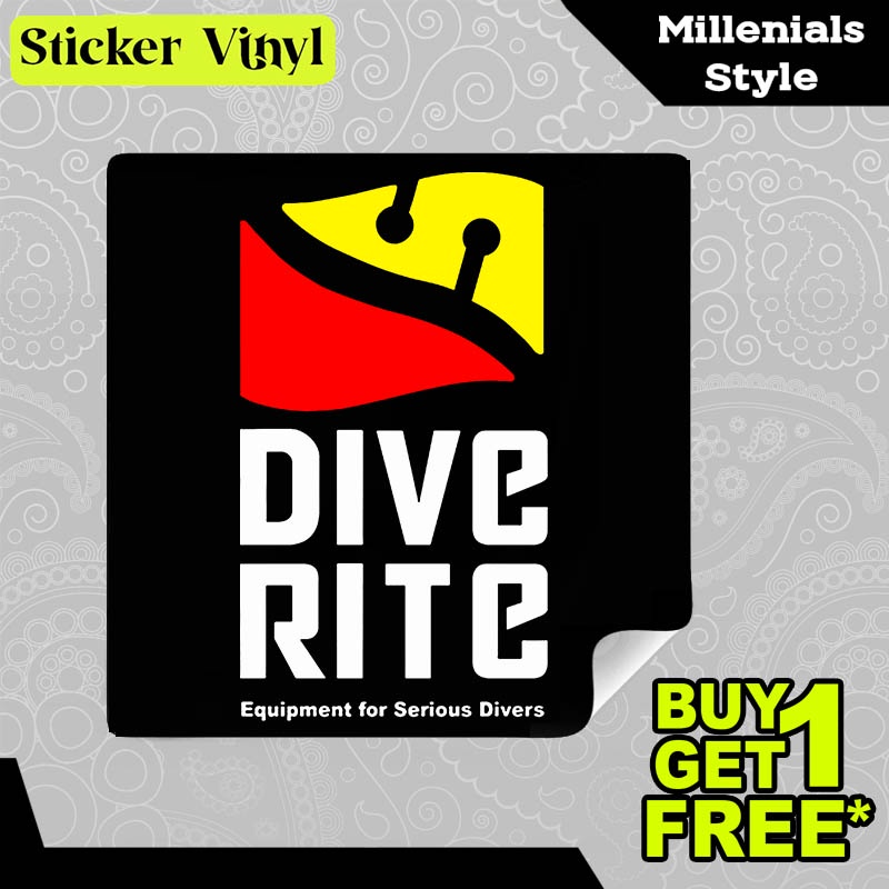 Jual Stiker Sticker Dive Rite Equipment Gambar Unik Desain Keren dan ...
