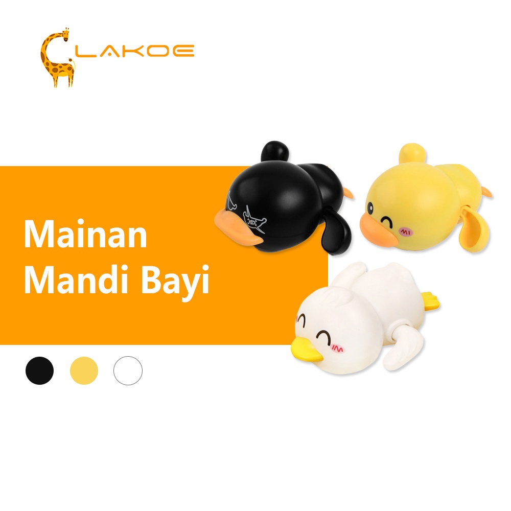 Jual LAKOEOFFICIALMALL Bebek Mainan Mandi Bayi Mainan Air Anak Mandi ...