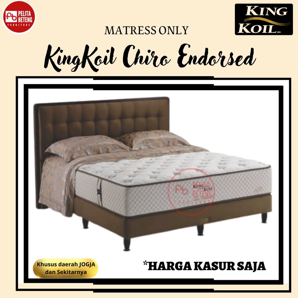 Jual Kasur Matras King Koil Chiro Endorsed Spring Bed CE 160 180 Jogja