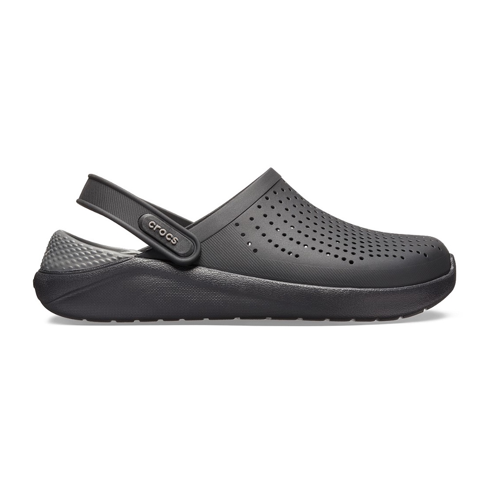 Original Crocs Literide Clog Unisex Pria Original Black Grey