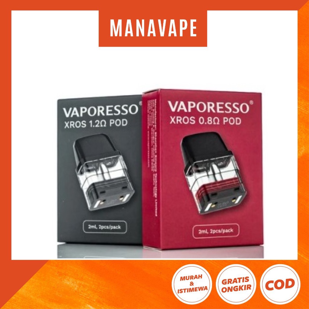 Jual CARTRIDGE XROS 2 AUTHENTIC by VAPORESSO Shopee Indonesia