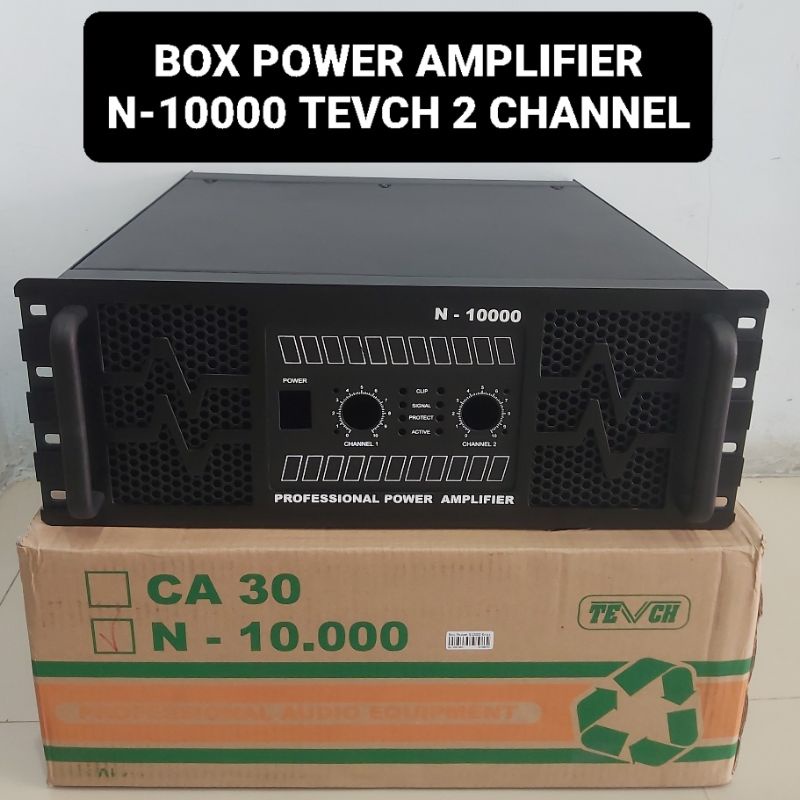Jual Box Power Amplifier N10000 TEVCH 2 Channel Boks N10000 Shopee