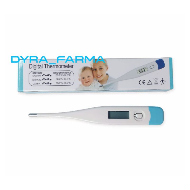 Jual Termometer Digital Axila Ketiak / Thermometer Pengukur Suhu Bayi ...