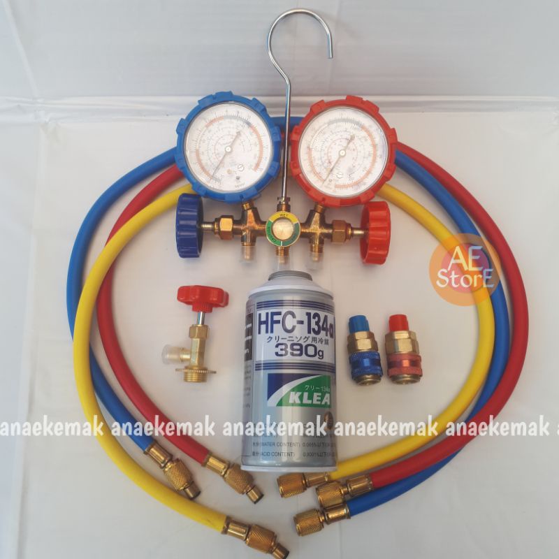 Jual 1 Set Paket lengkap Alat Isi ulang double manifold / single