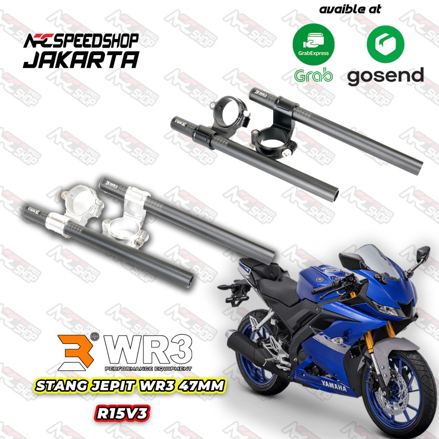 Jual Stang Clip On / Stang Jepit WR3 47mm Yamaha R15V3 | Shopee Indonesia