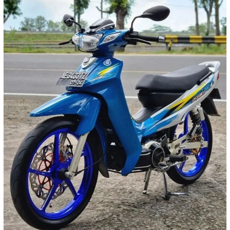Jual Cover body halus full set yamaha fiz r LE biru silver fiz r ...