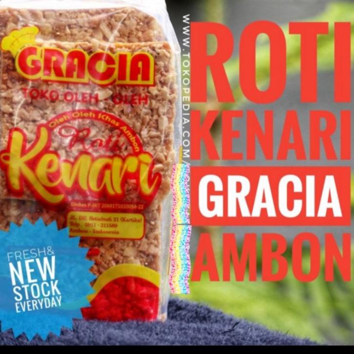 Jual Buruan Beli--Roti Kenari Gracia Ambon | Original | Full topping ...