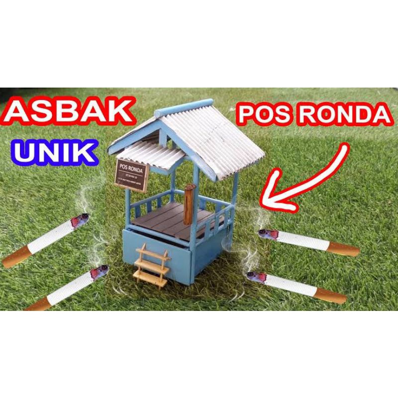 Jual Asbak Unik edisi Miniatur pos Ronda | Shopee Indonesia