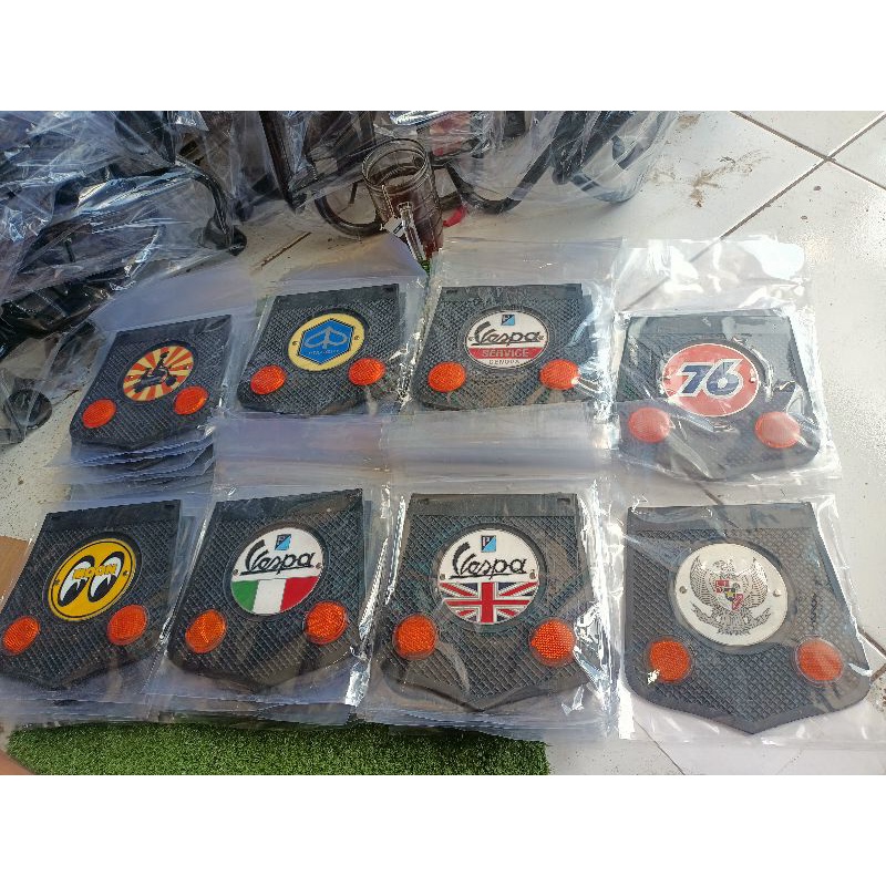 Jual Karet Cepet Kepet Air Mudlaf Vespa Model Emblem Mata Kucing