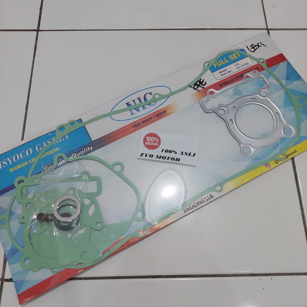 Jual Paking Gasket Cvt Full Set Lexi Asli Yamaha Freego Ori Shopee Indonesia