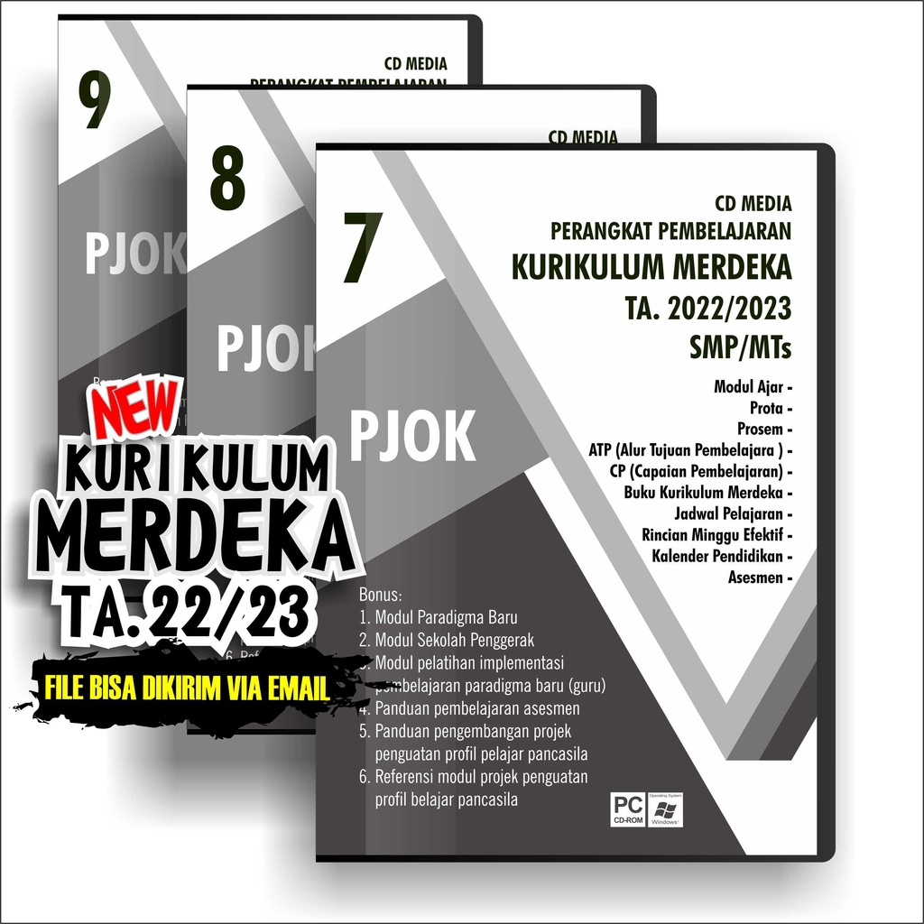 Jual CD PERANGKAT MODUL AJAR / RPP KURIKULUM MERDEKA (KUMER) PJOK KLS 7 ...