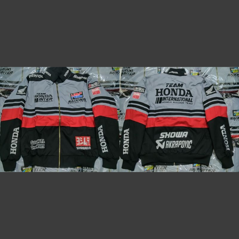 Jual Jaket Motor Pria Honda Rothmans Team Jacket Vintage Terbaru Full ...
