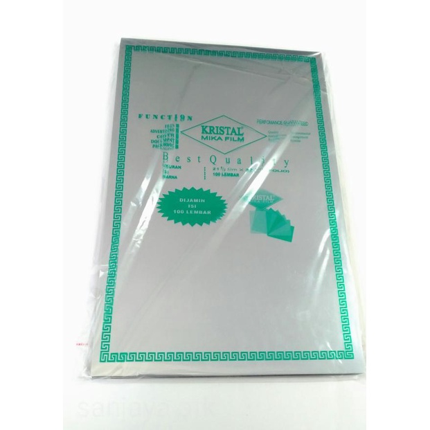 Jual Plastik Mika Jilid Kristal Premium Bening Shopee Indonesia