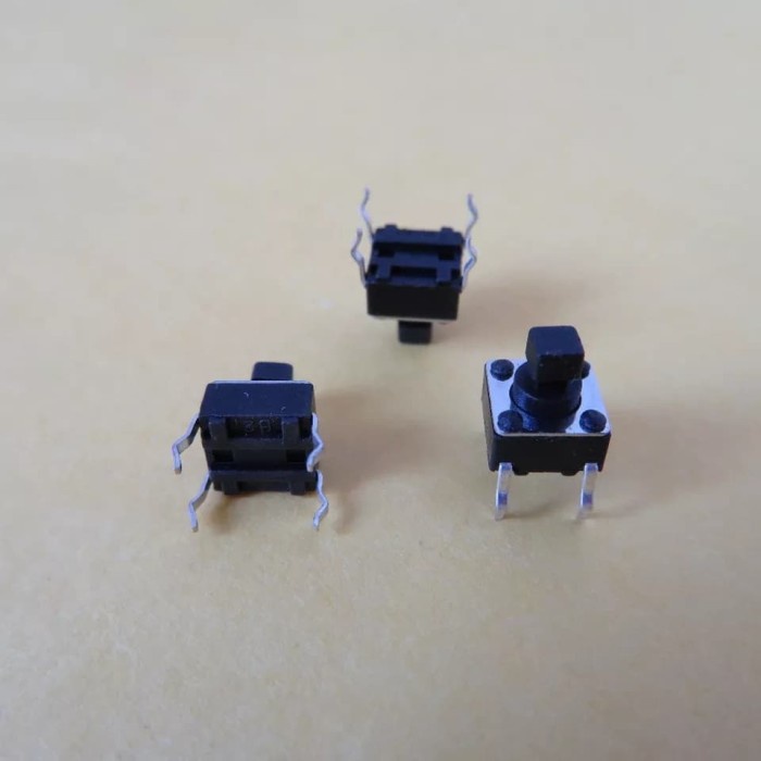 Jual Push Button 6x6x7.3 Square Head Micro Tactile Momentary Switch ...