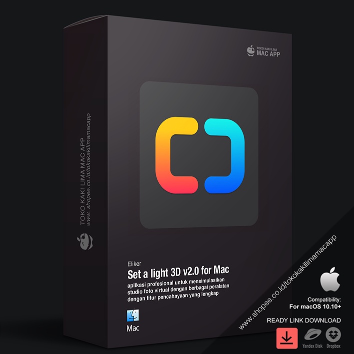 Jual set a light 3D STUDIO 2.00.11 for Mac | Shopee Indonesia