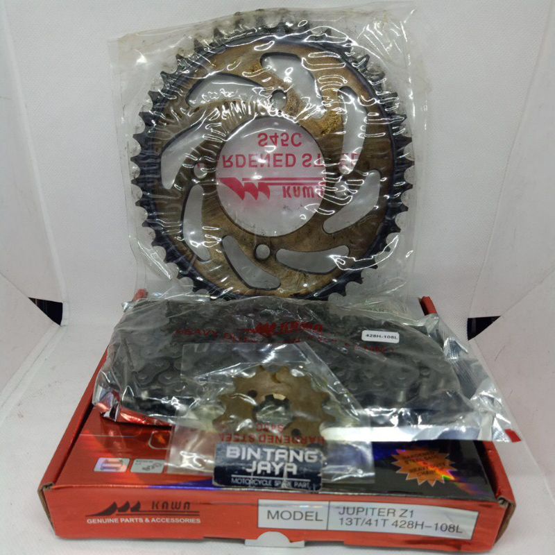 Jual Gear packet (KW) JUPITER Z 1 / Z1 / Z ONE gir paket gigi set KAWA