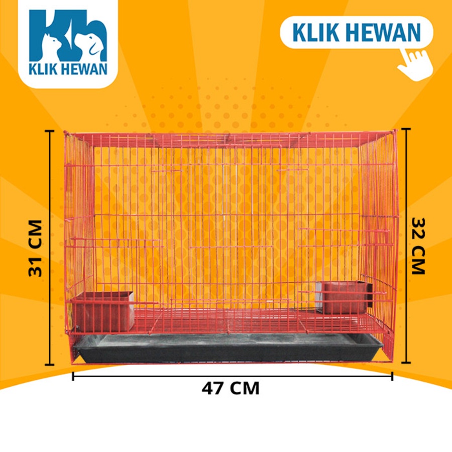 Jual Kandang Hewan Kelinci Besi lipat premium Rabbit Cage | Shopee ...