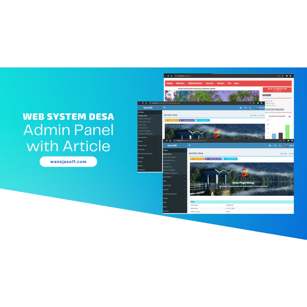 Jual WEB SYSTEM INFORMASI DESA | Shopee Indonesia