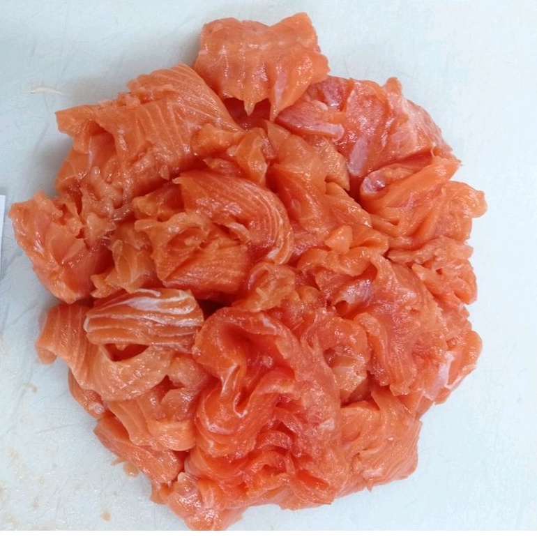 Jual Salmon Scrape Meat 150 gram / Daging Kasar / Seafood 22 | Shopee ...