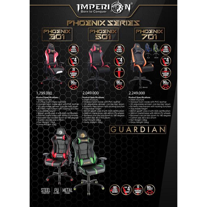 Jual Imperion Phoenix 701 Gaming Chair / Kursi Gaming Imperion Phoenix ...