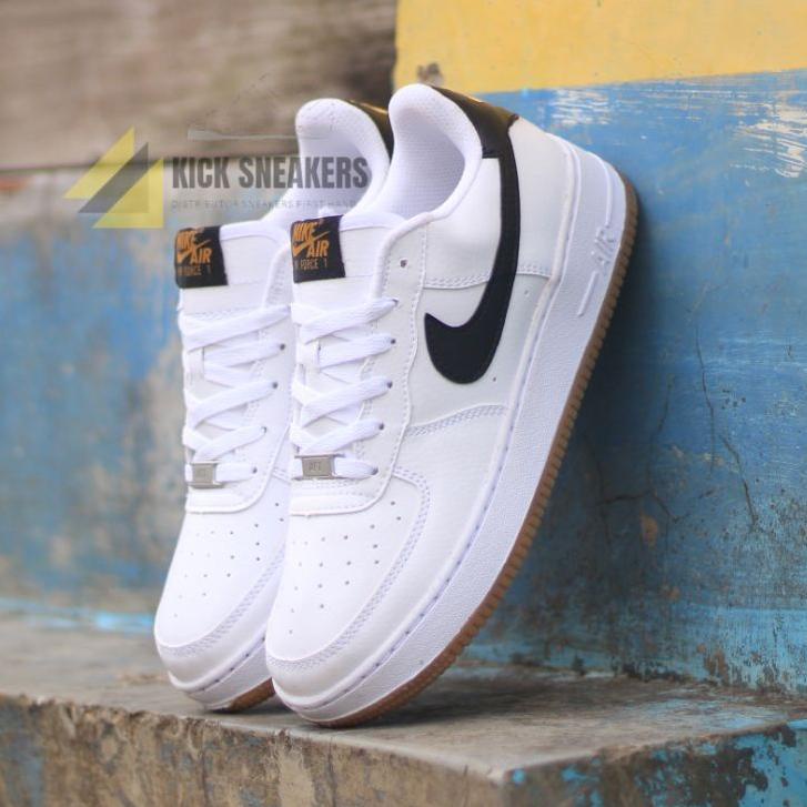 Jual Chekout Sepatu Putih Pria Nike Air Force 1 Lv8 Mid Low White Gum Black Sepatu Sneakers 6209