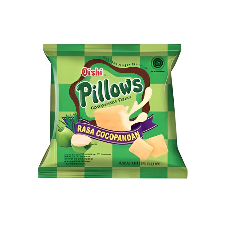 Jual ( BERKAH ) Oishi Pillows Renceng isi 10 bks x 7gr Pillow All