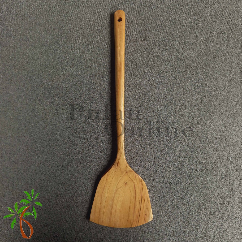 Jual Spatula Kayu Jati Panjang Sutil Kayu Jati Spatula Panjang